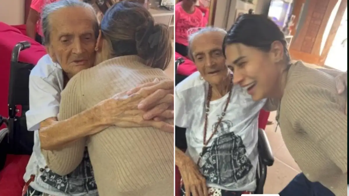 Simone Mendes se emociona ao reencontrar a avó de 92 anos na Bahia