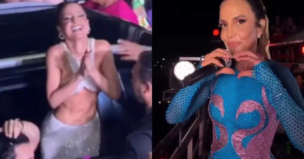Maiara interrompe show de Ivete Sangalo e faz declaração