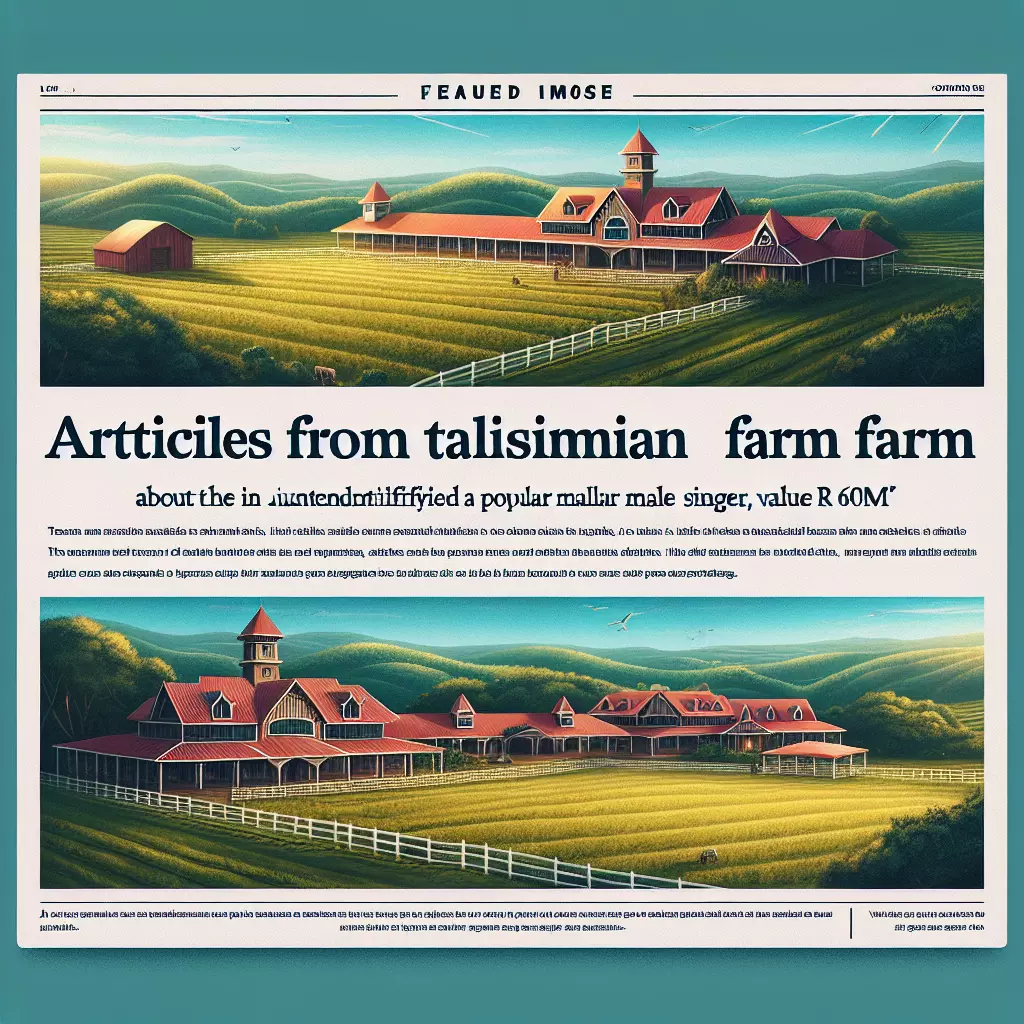 Artigos do Terra sobre Fazenda Talismã do cantor Leonardo, R$ 60M.