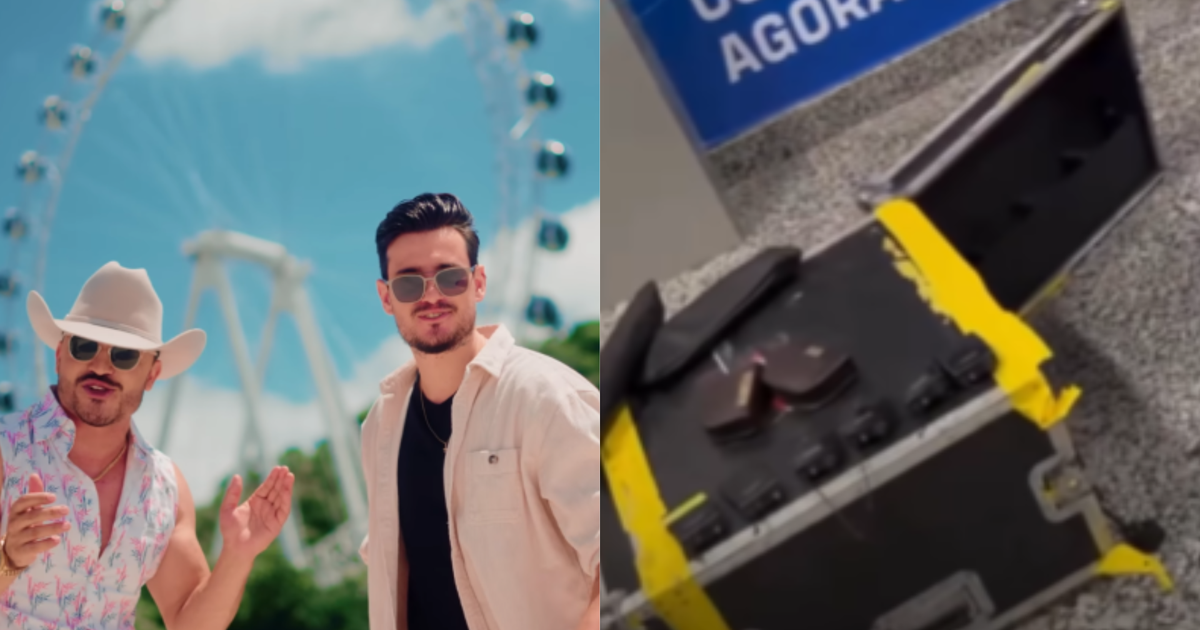 Dupla sertaneja denuncia Latam por danos em equipamentos de show