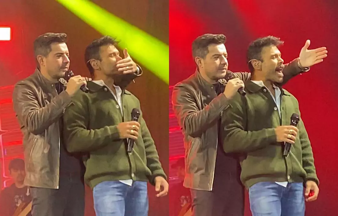 Marcos e Belutti agitam o público em show lotado no ‘Arraial’ de Taboão