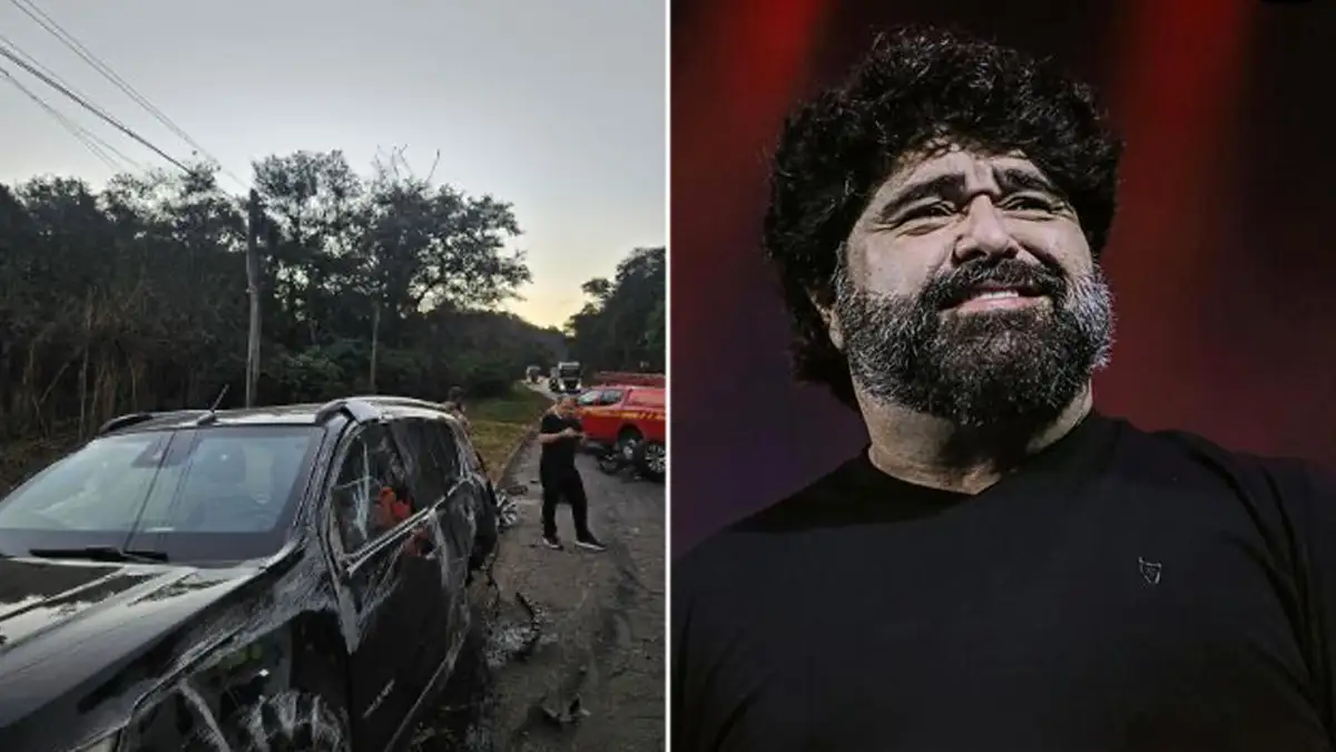 Fabiano Menotti tranquiliza fãs após acidente na BR-040