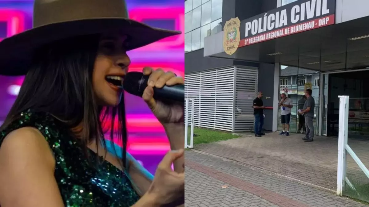 Cantora sertaneja Débora Amorim é alvo de ataque em Blumenau