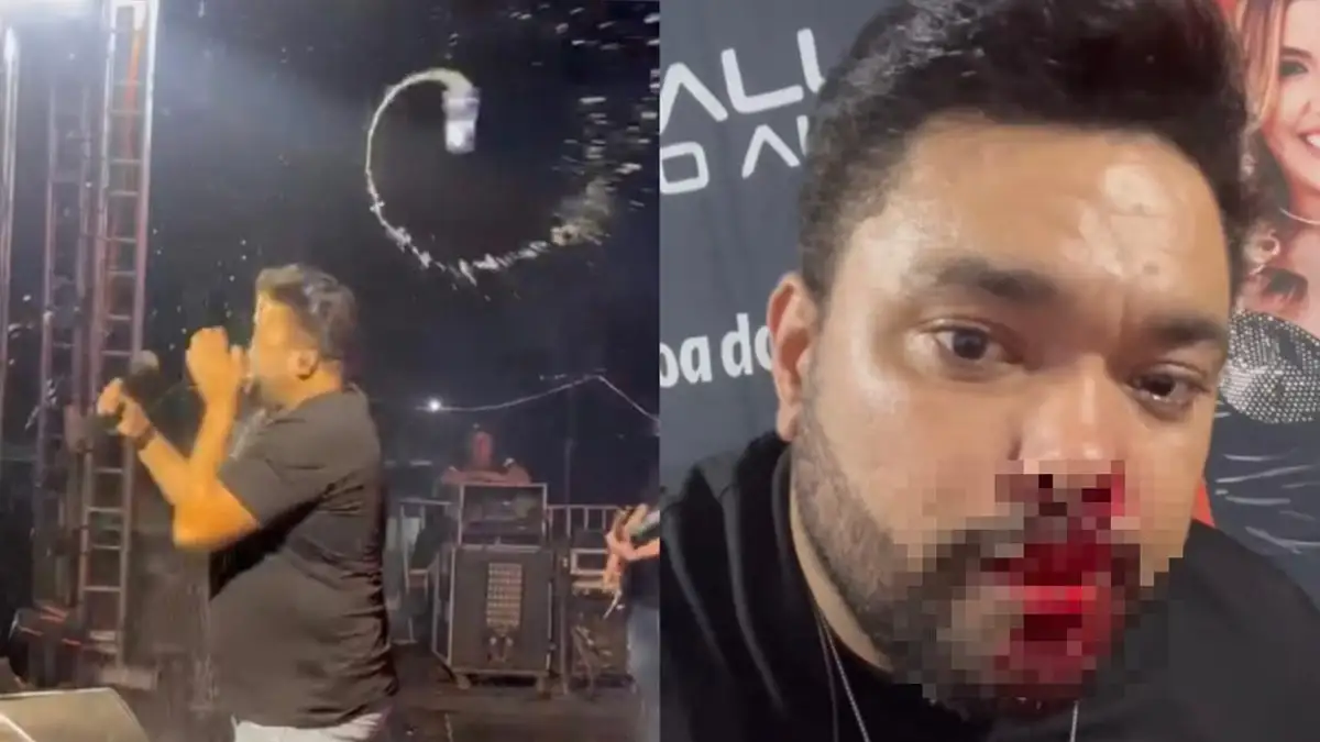 Cantor é Atingido com Lata de Cerveja em Show + “Alô” Negado Gera Agressão Surreal!