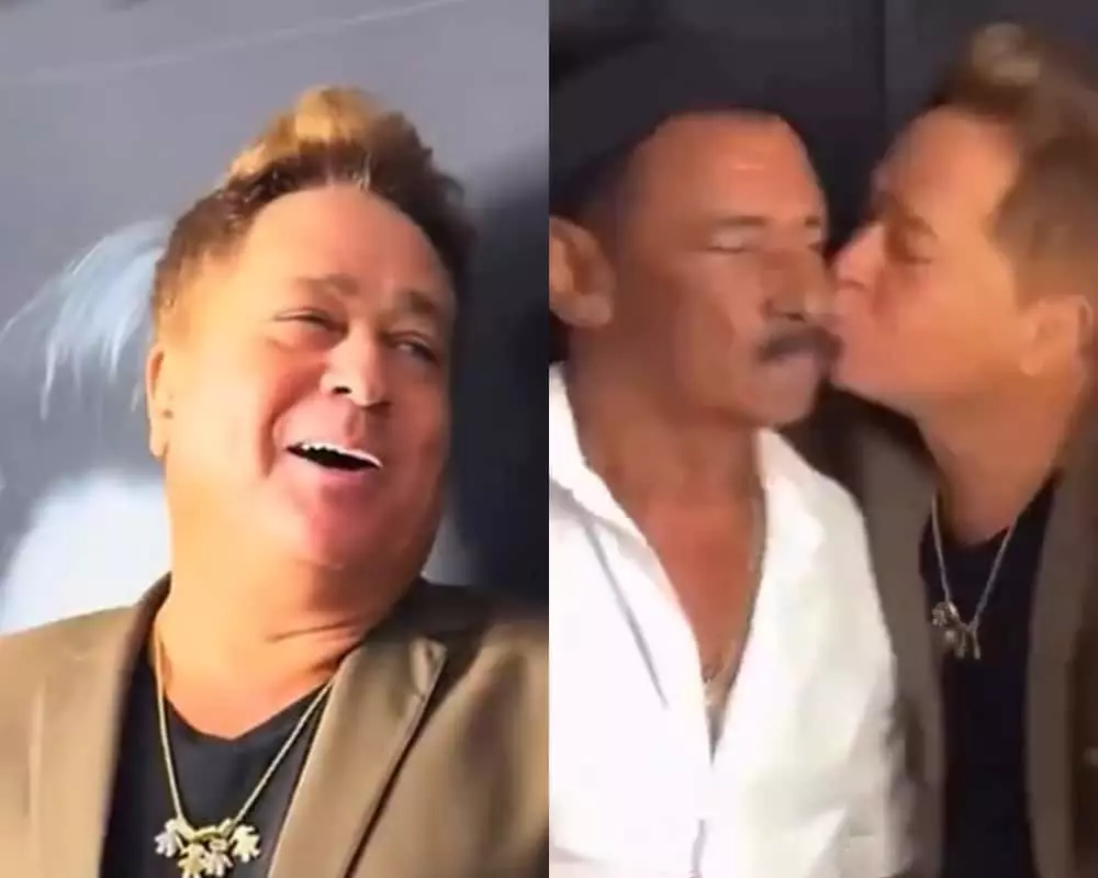 Leonardo beija humorista e reação viraliza: ‘Vá se lascar’