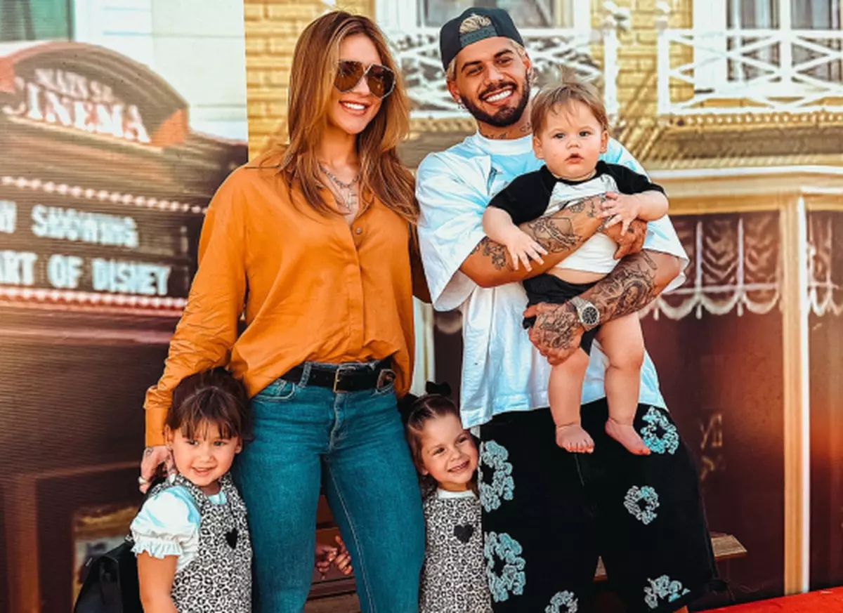 Virginia e Zé Felipe trocam interações após dia com os filhos