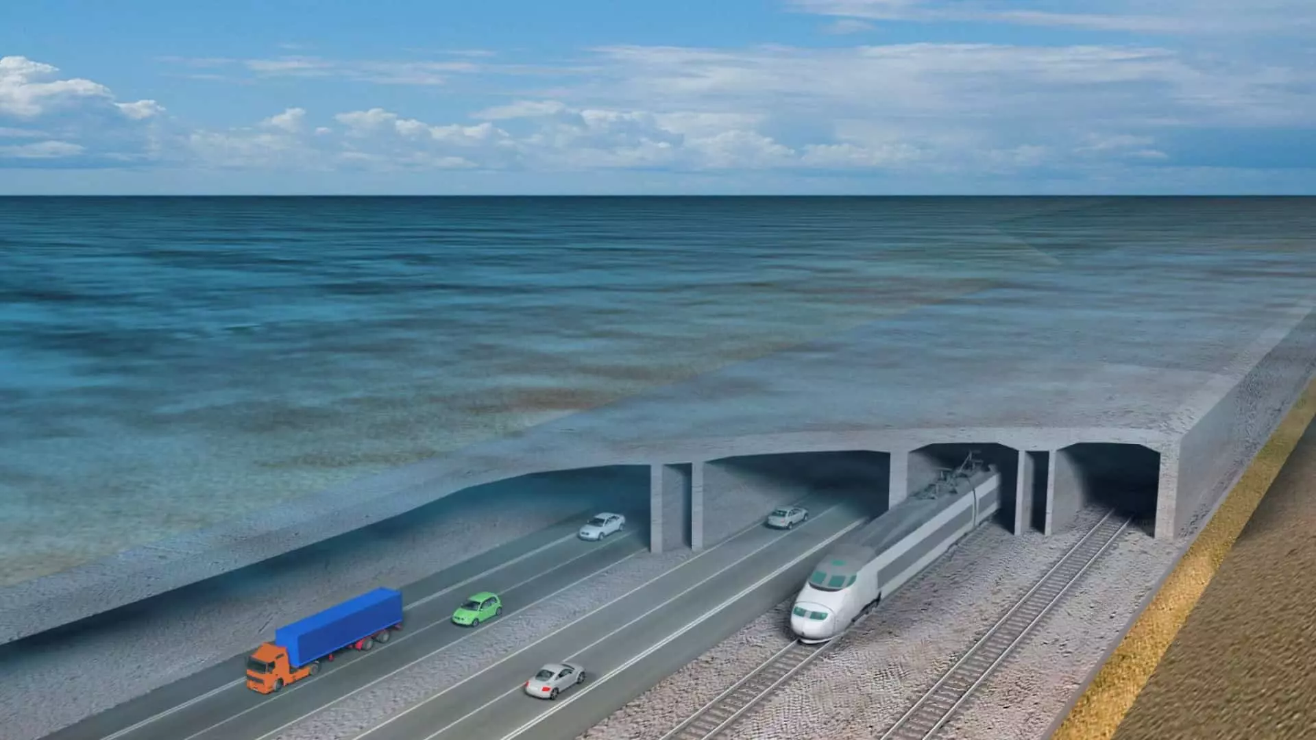 Maior túnel imerso do mundo avança na Europa com técnica que será usada no Brasil: projeto Santos-Guarujá surpreende