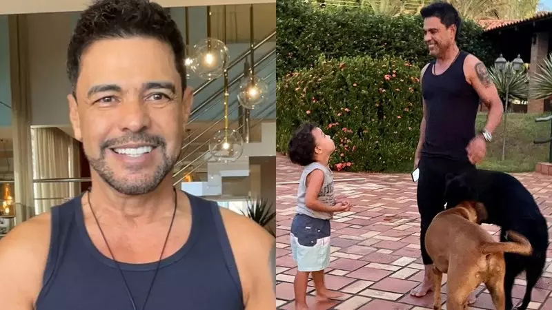 Zezé Di Camargo homenageia neto: ‘Te amo demais’