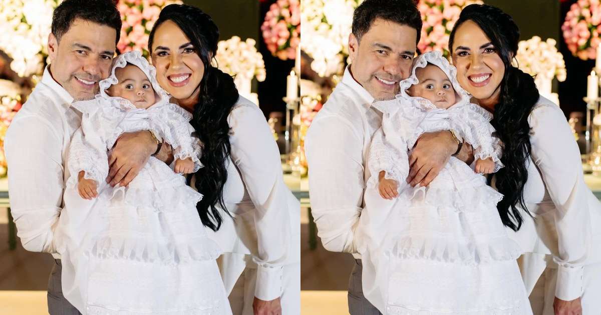 Graciele Lacerda e Zezé Di Camargo batizam filha; conheça a madrinha