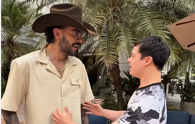 Luan Pereira surpreende influenciador João Vitor em Goiânia!