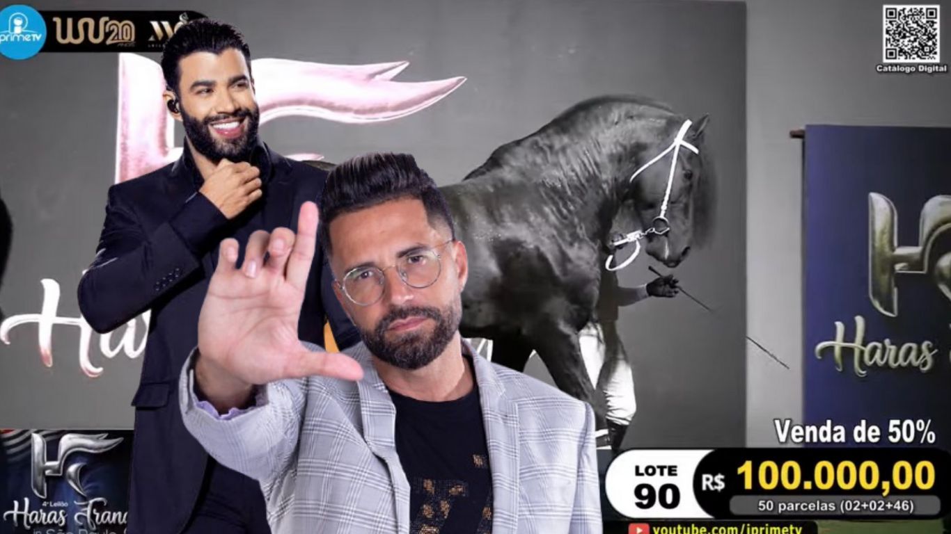 Latino e Gusttavo Lima: Sócios do Friesian de R$ 10 milhões!