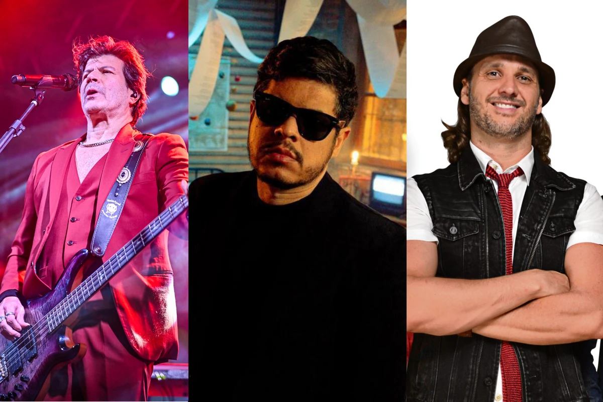 Bruno Caliman, Paulo Ricardo e Tato gravam no Teatro de Vitória