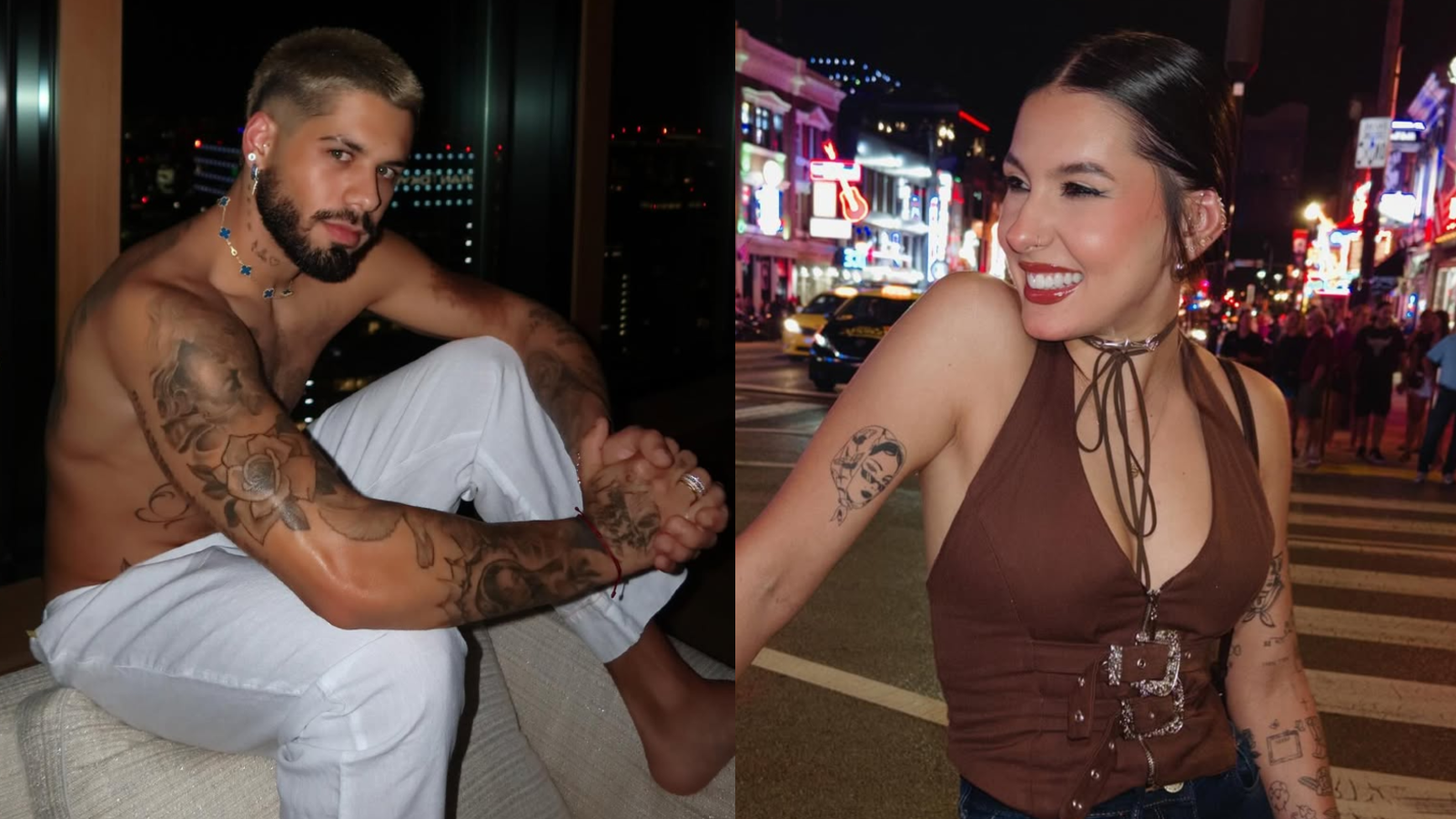 Zé Felipe e Ana Castela cantam “Evidências” após rumores de romance