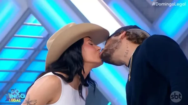 Zé Felipe e Ana Castela no Domingo Legal