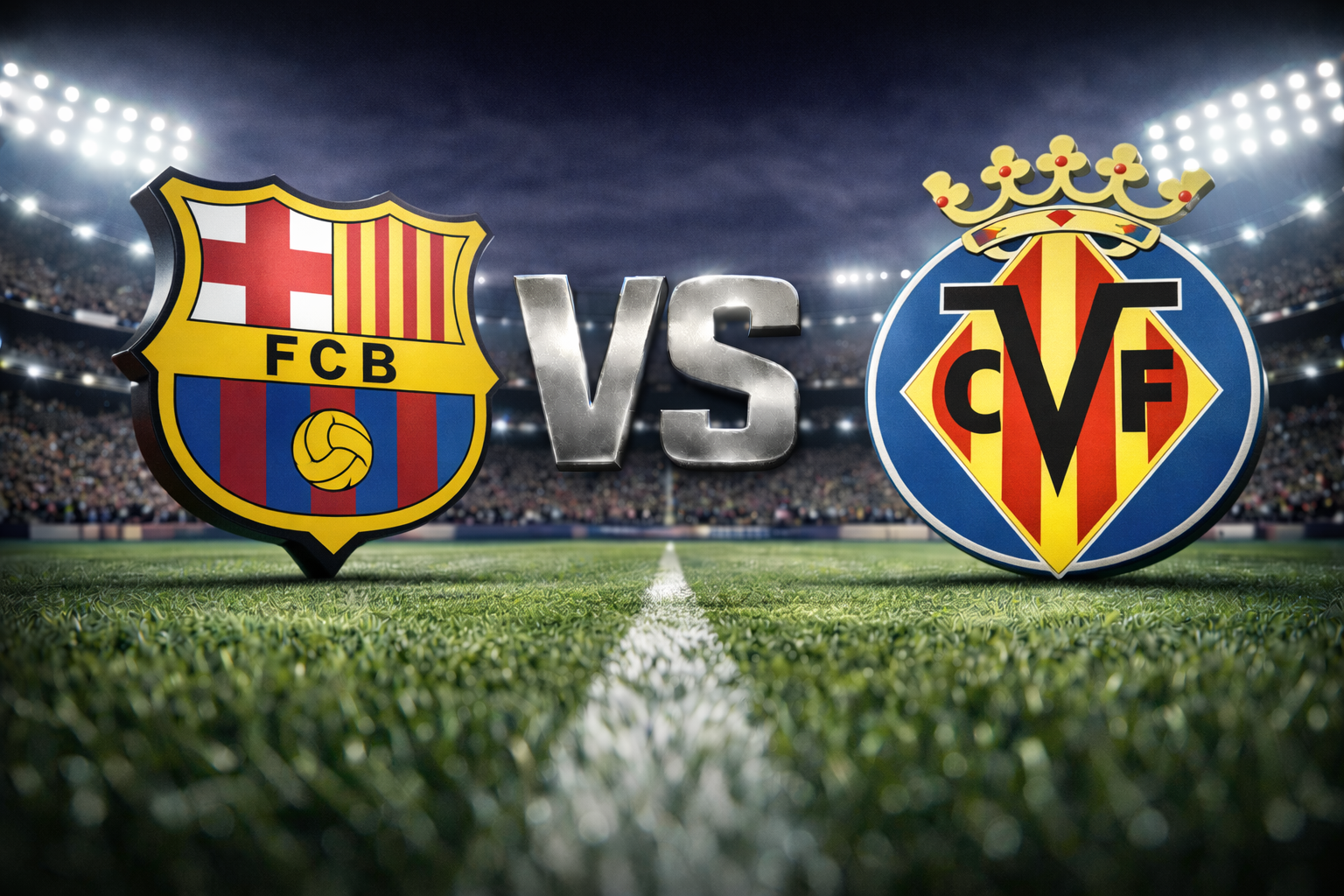 Onde assistir Barcelona x Villarreal ao vivo: Horário e escalações na La Liga