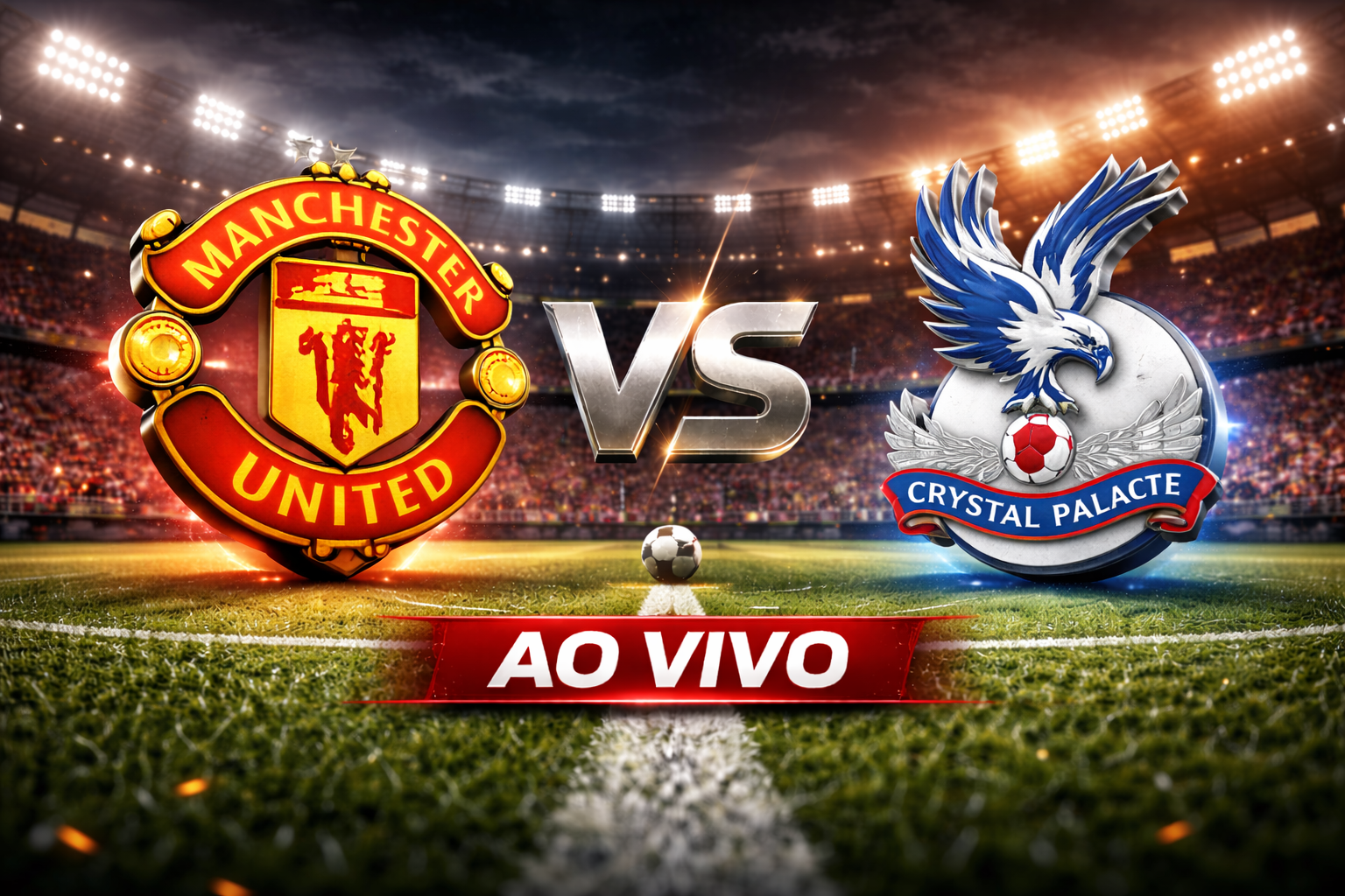 Onde assistir Manchester United x Crystal Palace hoje pela Premier League