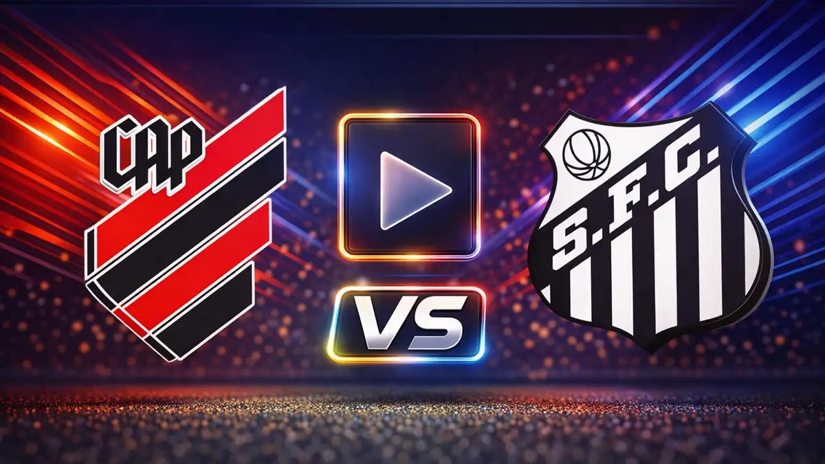Athletico x Santos Ao Vivo movimenta o Brasileirão às 19h na Arena
