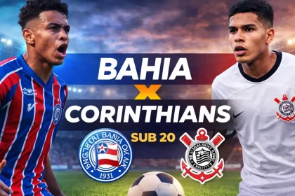 Onde assistir ao vivo Bahia x Corinthians Sub-20