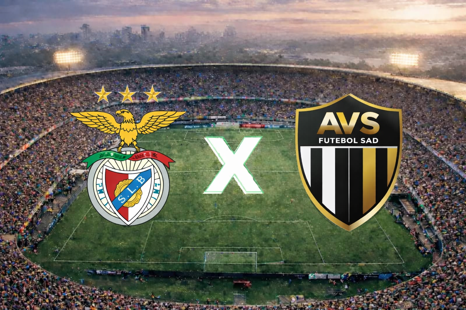 Onde assistir Benfica x AVS Ao Vivo