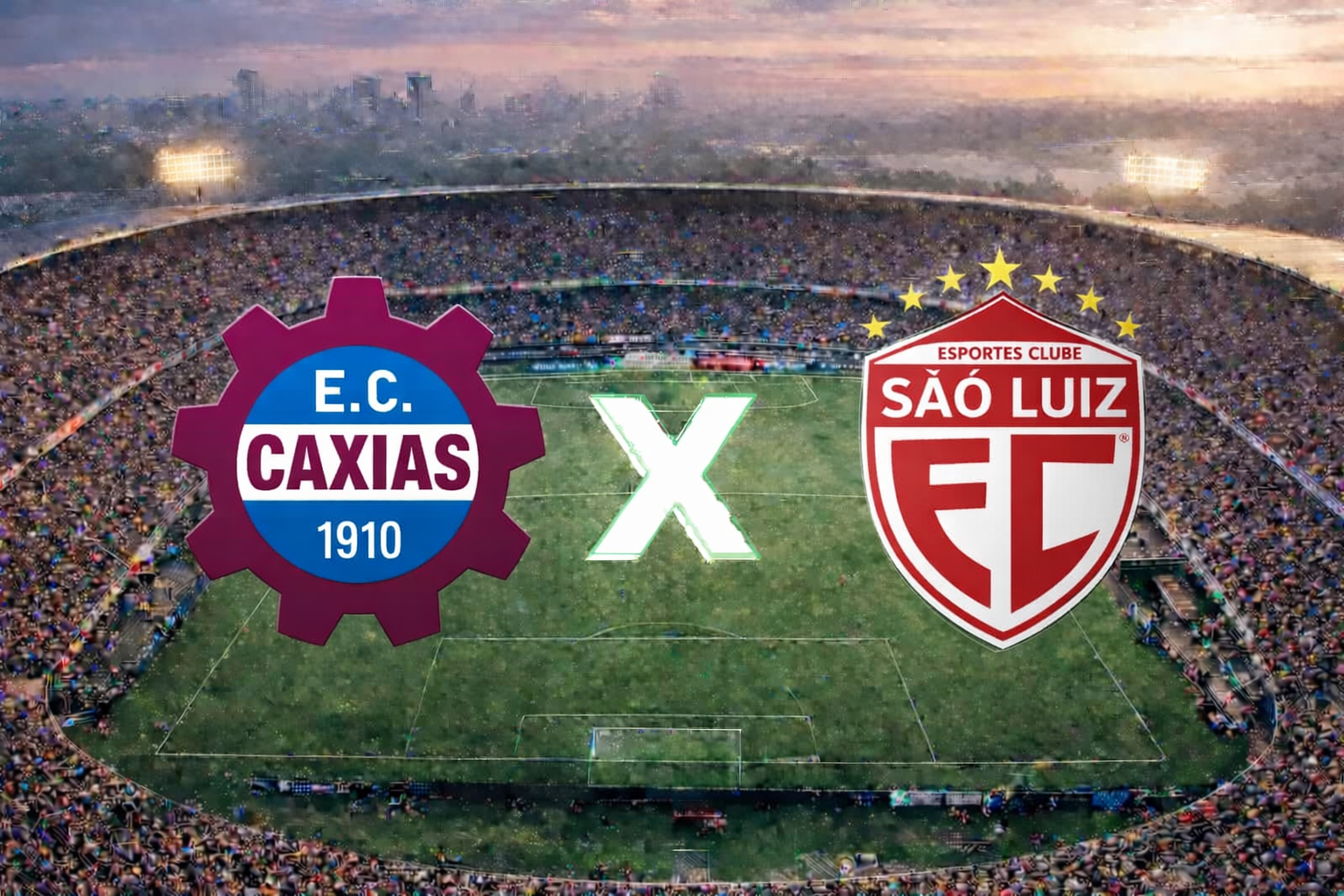 Onde assistir Caxias x São Luiz Ao Vivo