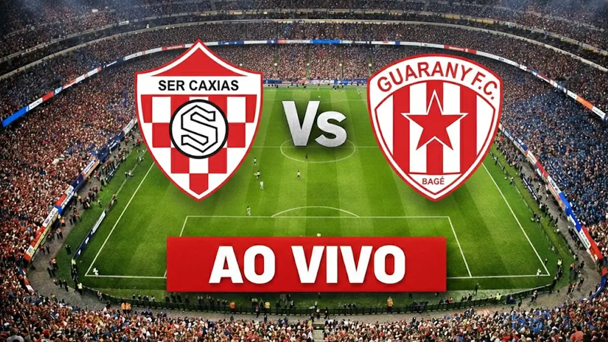Onde assistir Caxias x Guarany de Bagé Ao Vivo Hoje 22h