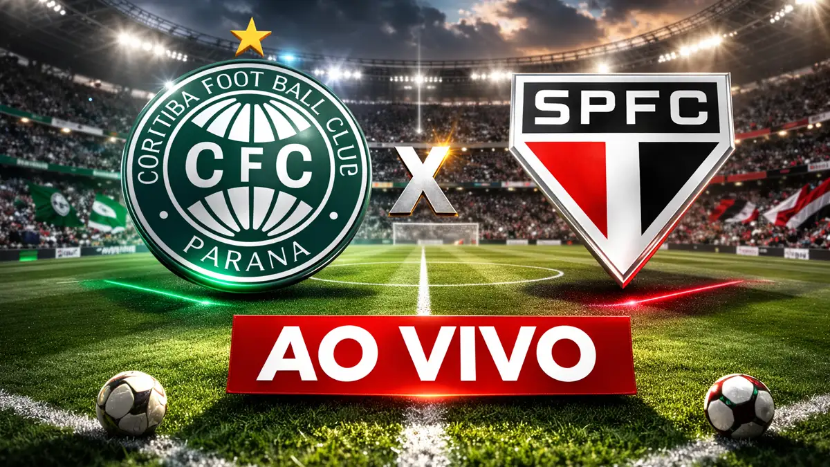 Onde assistir Coritiba x São Paulo Ao Vivo hoje