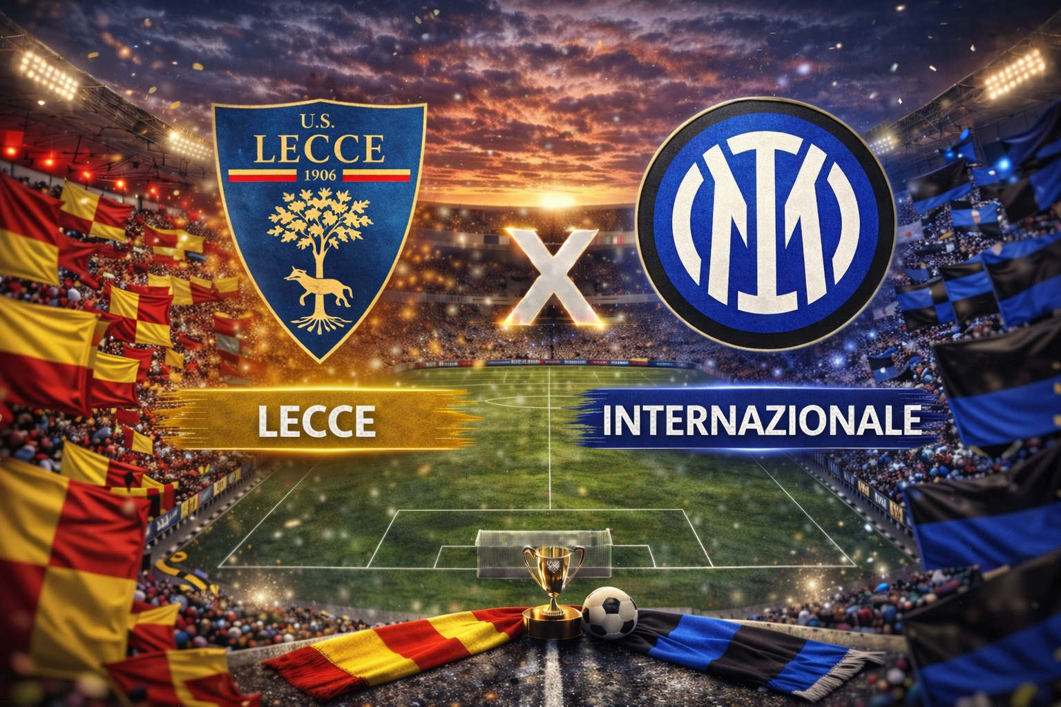 Onde assistir Lecce x Internazionale Ao Vivo