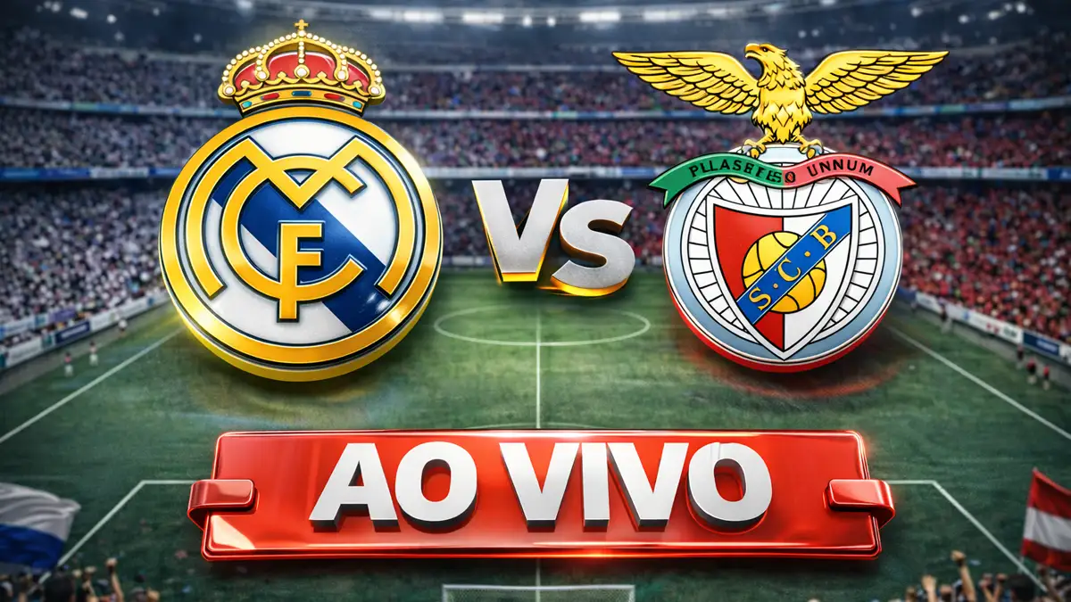 Onde assistir Real Madrid x Benfica Ao Vivo hoje