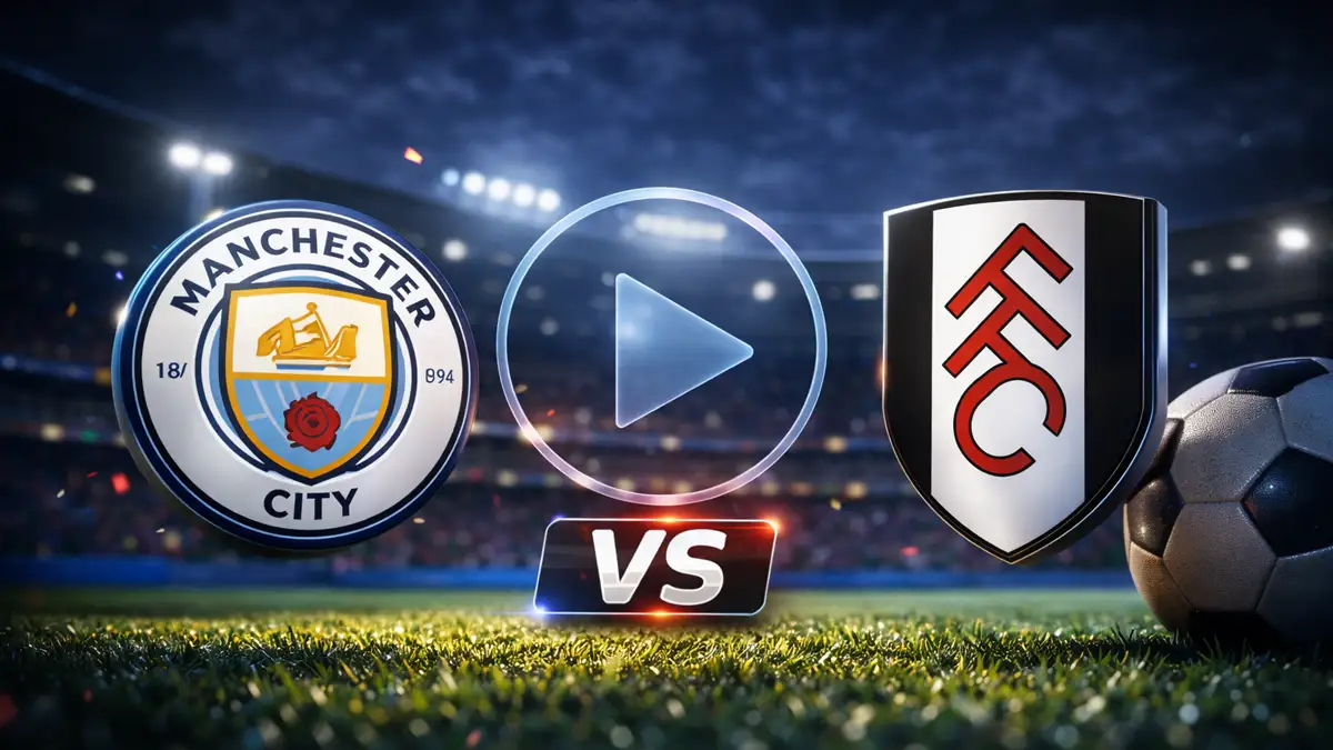 Manchester City x Fulham Ao Vivo pela Premier League 2026