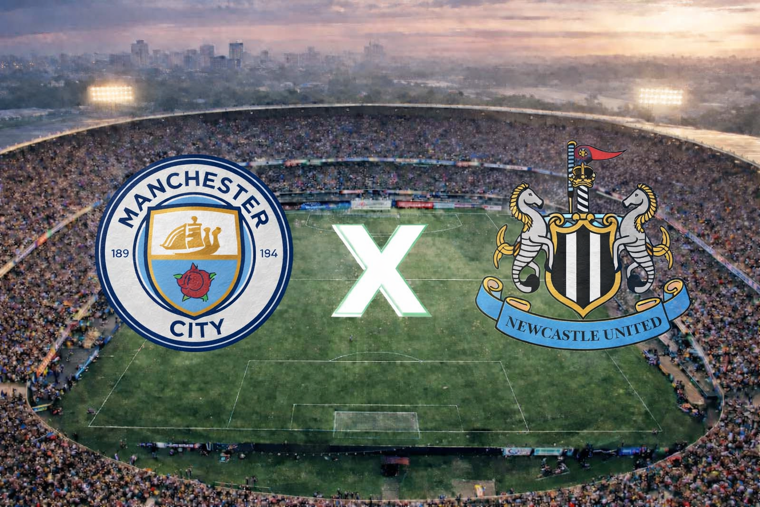 Onde assistir Manchester City x Newcastle Ao Vivo