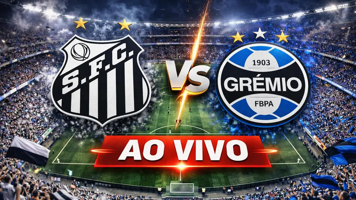Onde assistir Santos x Grêmio Ao Vivo