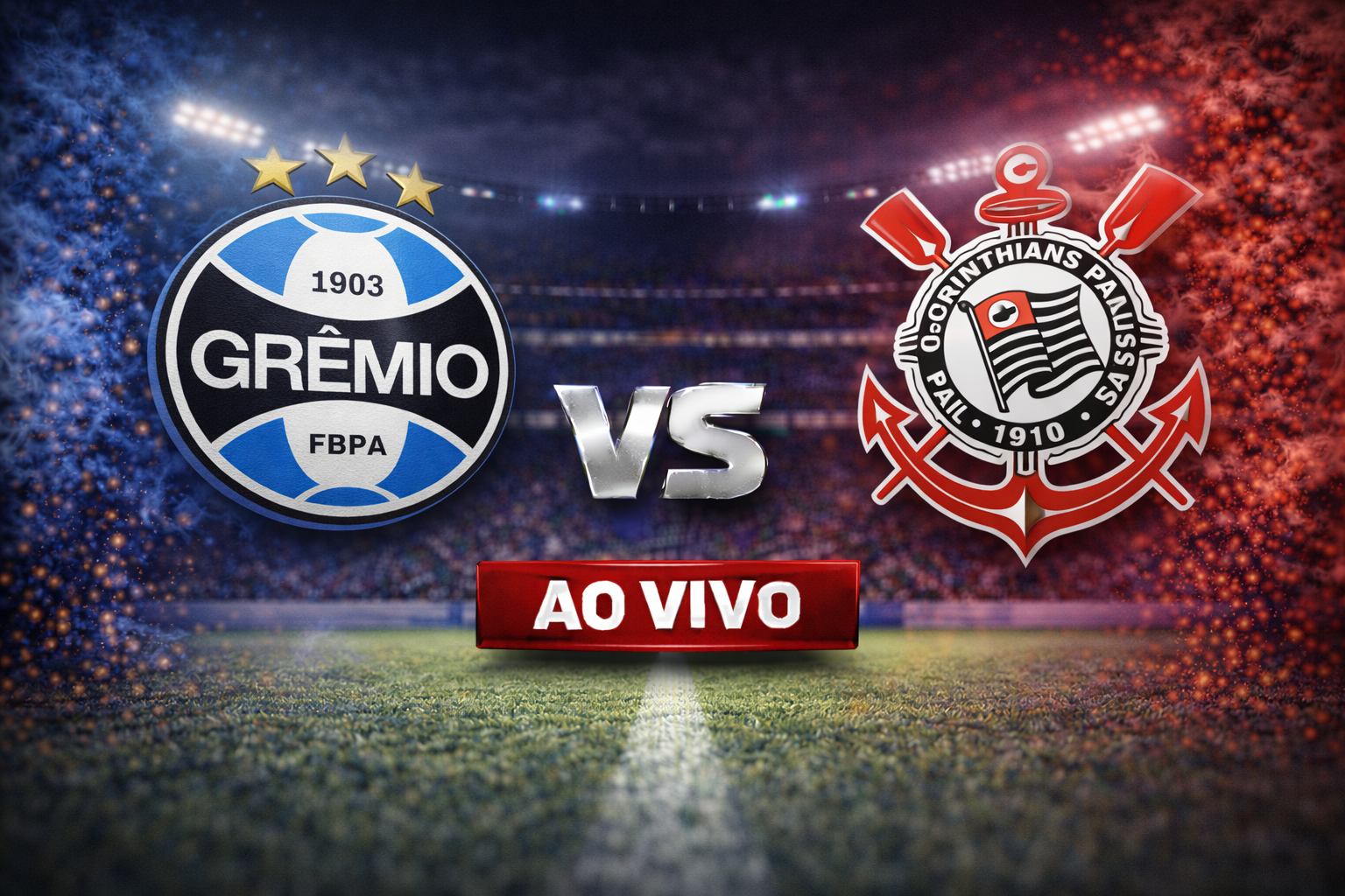 Onde assistir Grêmio x Corinthians Ao Vivo: escalações e arbitragem do Sub-20