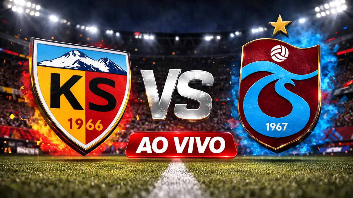 Onde assistir Kayserispor x Trabzonspor ao vivo hoje na Süper Lig