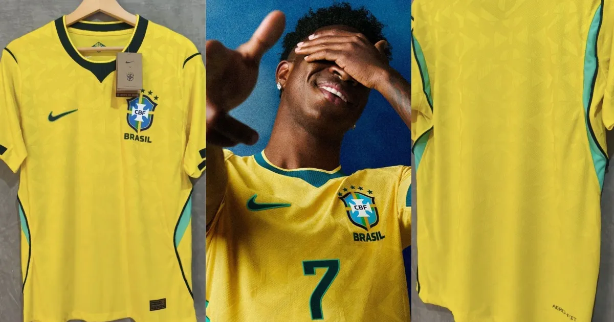 Nova camisa da Seleção Brasileira para a Copa do Mundo de 2026 é revelada