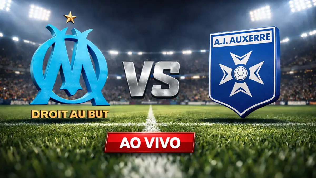 Onde assistir Olympique de Marseille x Auxerre Ao vivo: Acompanhe hoje minuto a minuto