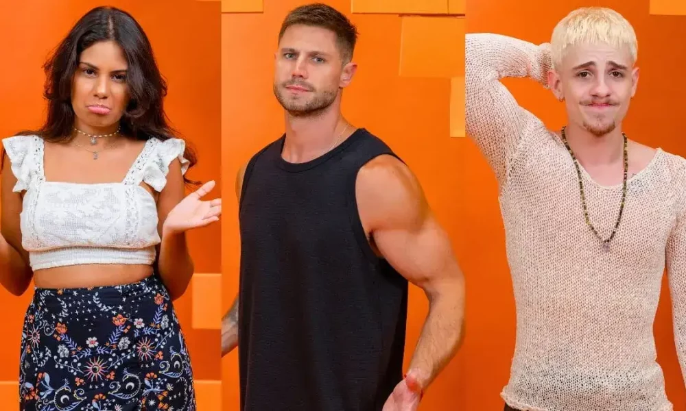 10º paredão do BBB 26 tem Gabriela, Jonas Sulzbach e Juliano Floss. Vote e veja quem o Brasil quer eliminar