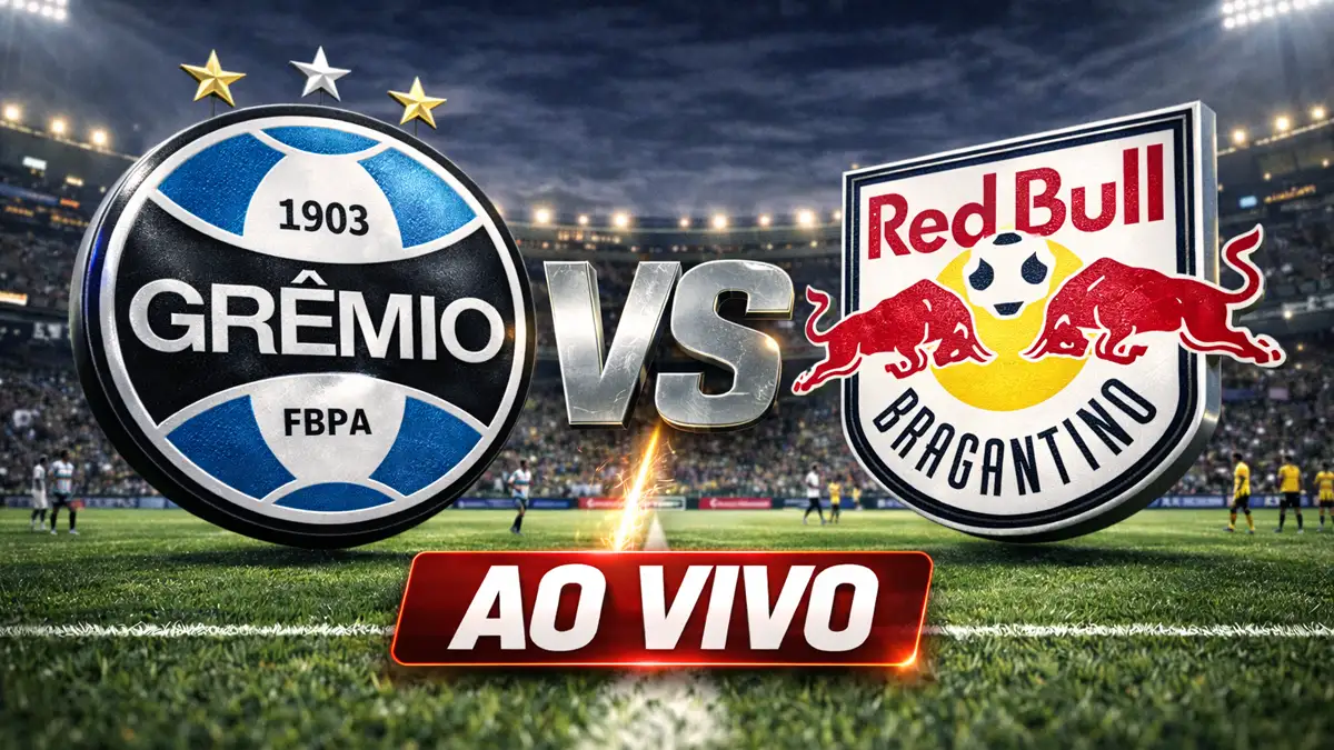 Onde assistir Grêmio x Bragantino ao vivo: Horário e escalações na Série A