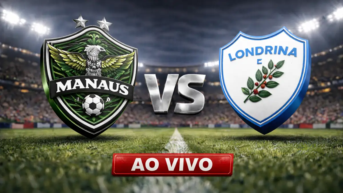 Confira onde assistir Manaus x Londrina ao vivo hoje, horário e escalações do duelo da Copa do Brasil.