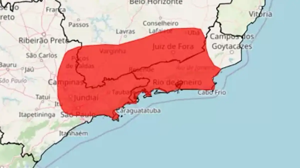 Inmet emite alerta máximo para a capital paulista com previsão de chuva forte, frio e risco de deslizamentos