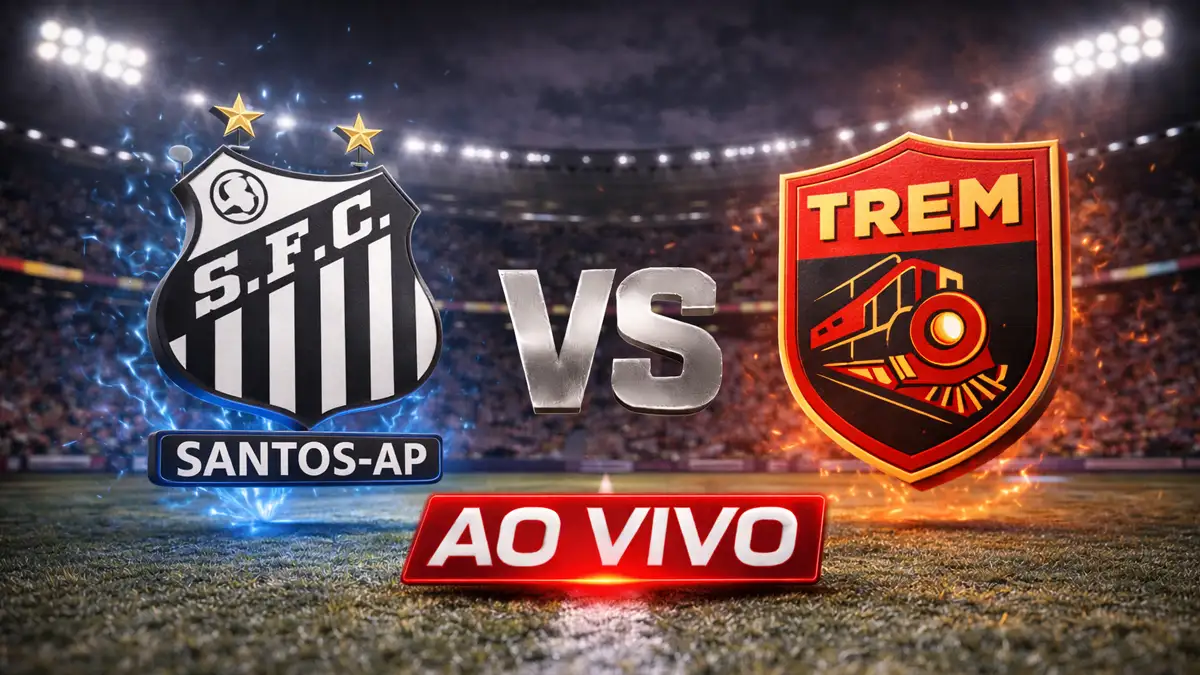 Onde assistir Santos-AP x Trem ao vivo hoje
