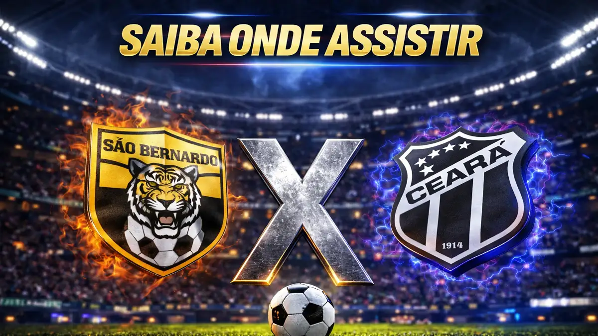 São Bernardo x Ceará: Descubra onde e quando assistir ao jogo da Copa do Brasil