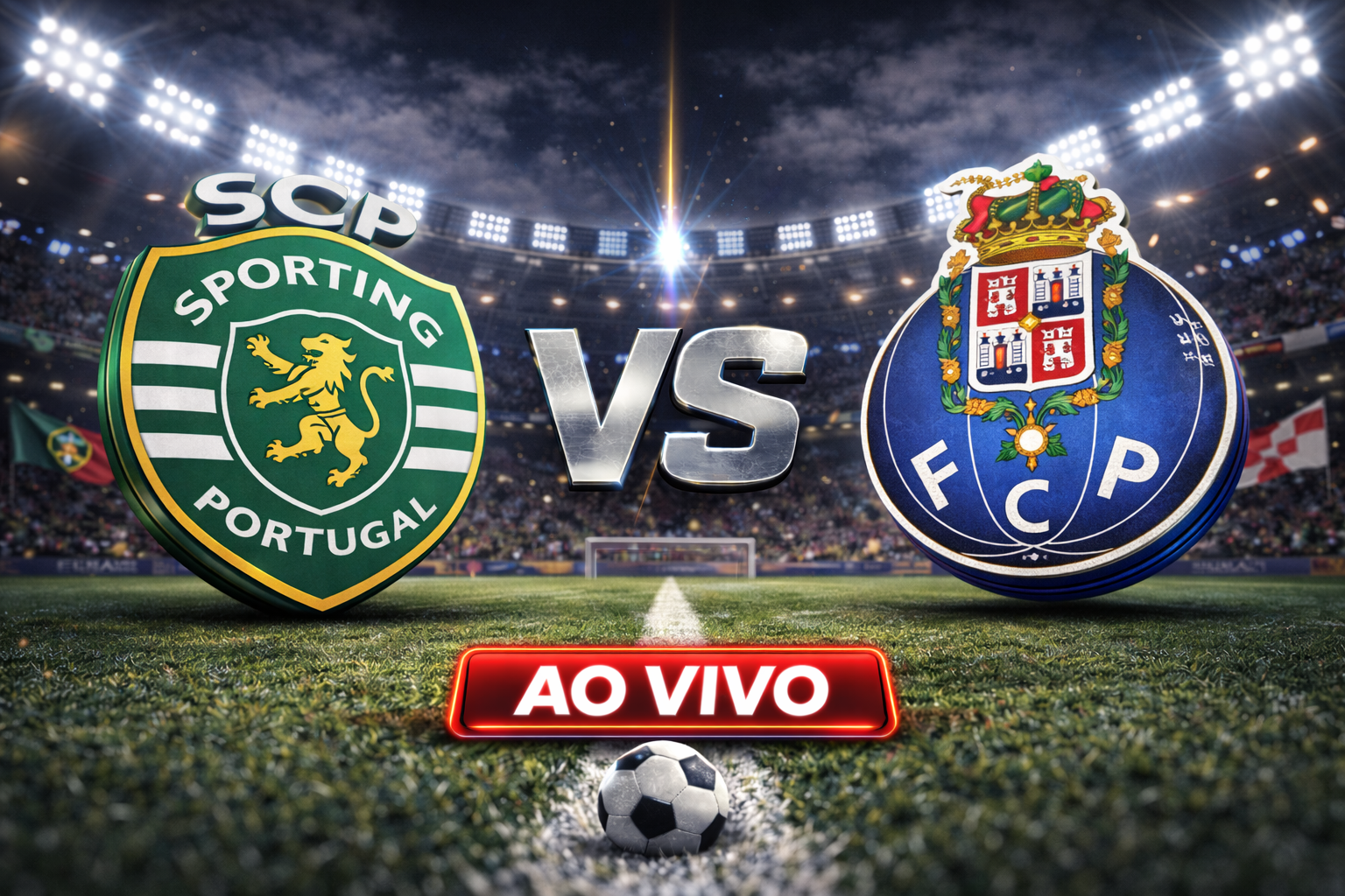 Onde assistir Sporting x Porto ao vivo: Semifinal e horários da Taça de Portugal