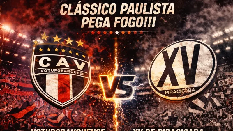 Onde assistir Votuporanguense x XV de Piracicaba ao vivo