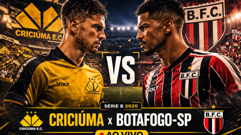 Criciuma x Botafogo-SP onde assistir e horario