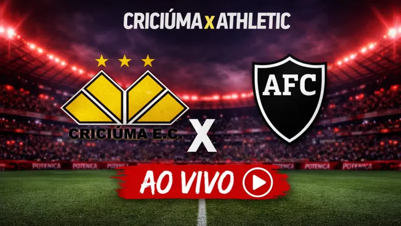 Onde assistir Criciúma x Athletic ao vivo hoje pela Série B