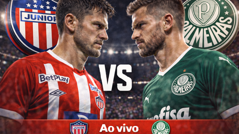 Junior x Palmeiras ao vivo: onde assistir Libertadores