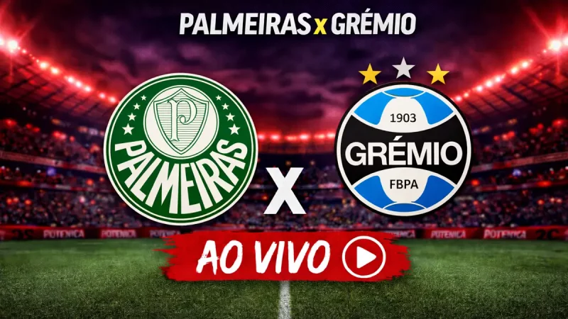 Onde assistir Palmeiras x Grêmio ao vivo hoje pela 9ª rodada Brasileirão